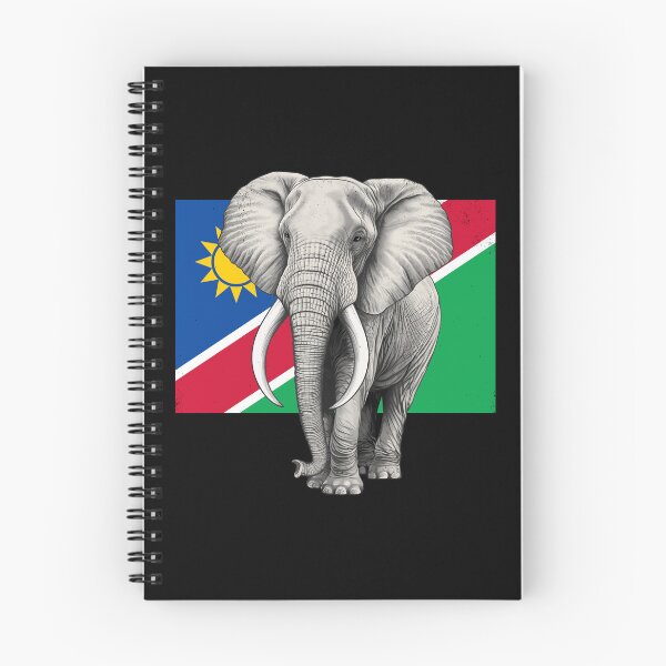 Item preview, Elephant Flag of Namibia designed and sold by NicGrayGraphic.