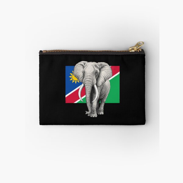 Item preview, Elephant Flag of Namibia designed and sold by NicGrayGraphic.