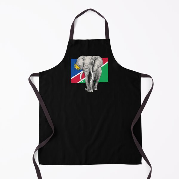 Item preview, Elephant Flag of Namibia designed and sold by NicGrayGraphic.