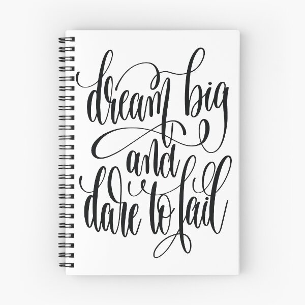Item preview, Dream Big and Dare to Fail Startup Inspirational Quote designed and sold by ProjectX23.