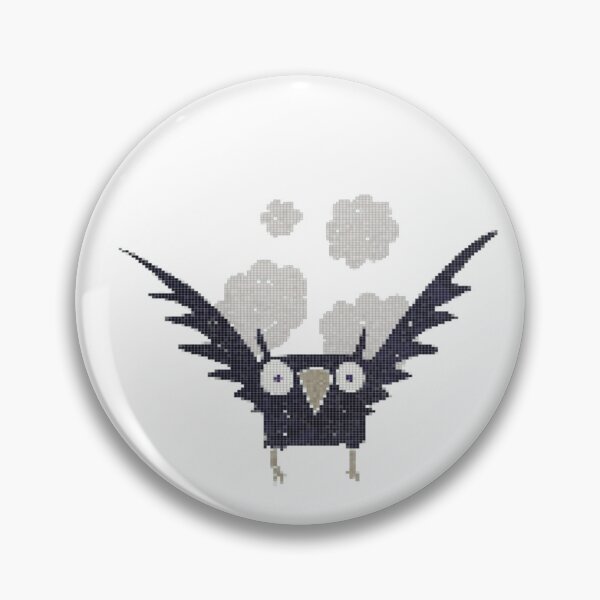 Item preview, Pixel spooky bird designed and sold by thebunga.