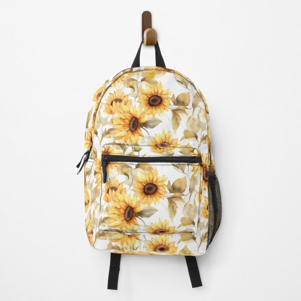 Item preview, Watercolor sunflowers - floral pattern designed and sold by ZolwPodroznik.
