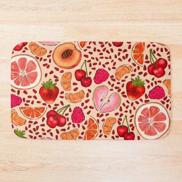 Item preview, Sunset Fruit (Pale Peach Background) designed and sold by youbetyourcass.