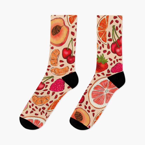 Item preview, Sunset Fruit (Pale Peach Background) designed and sold by youbetyourcass.