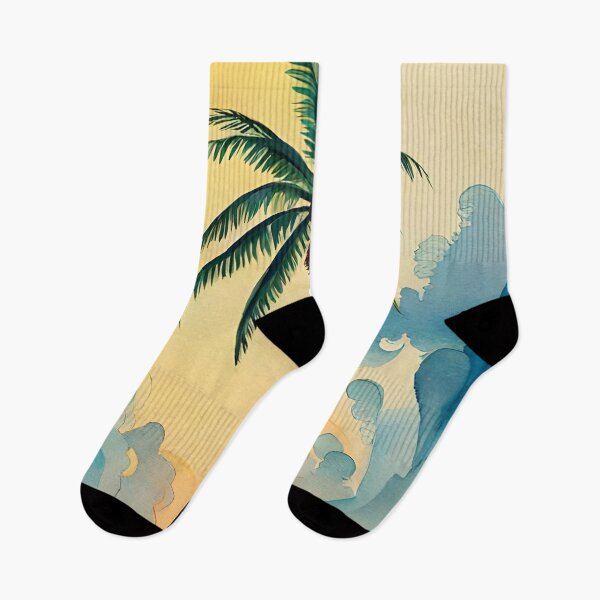 Item preview, Palm Tree on the Beach - Tropical Summer Paradise Illustration designed and sold by Arteola Studio.