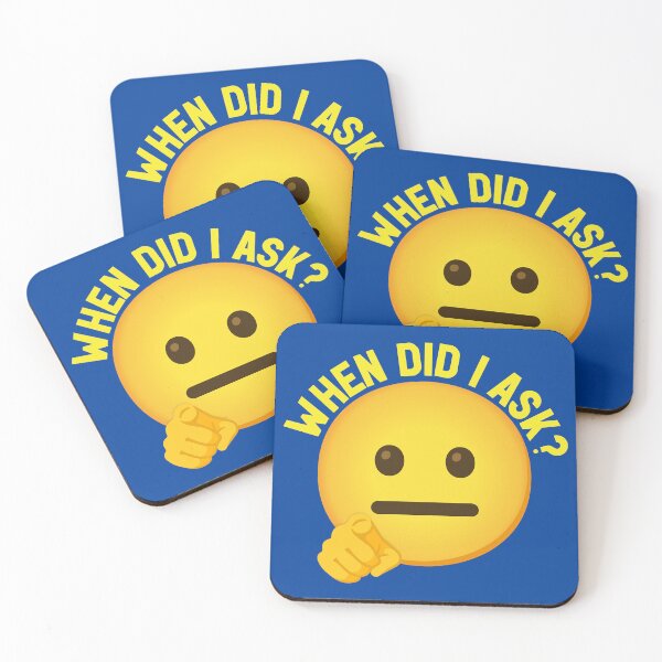 Item preview, WHEN DID I ASK Emoji designed and sold by plushism.