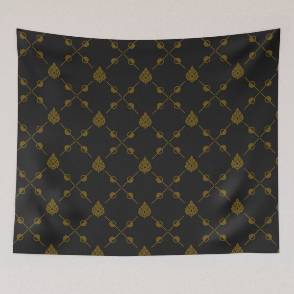 Item preview, the golden fire pattern thai traditional modern style designed and sold by Axolar.