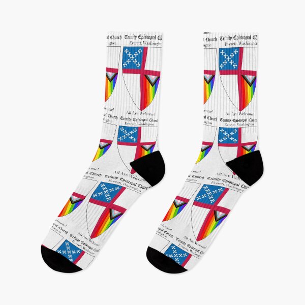 Item preview, Trinity Episcopal Church + Everett, Washington + All Are Welcome! - Progressive Flag #2 designed and sold by litmusician.
