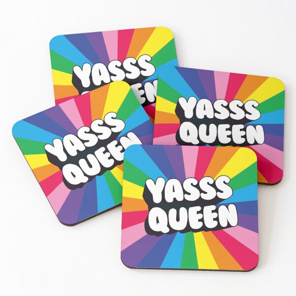 Item preview, Yasss Queen designed and sold by DeanMorrisCards.