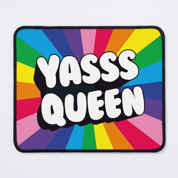 Item preview, Yasss Queen designed and sold by DeanMorrisCards.