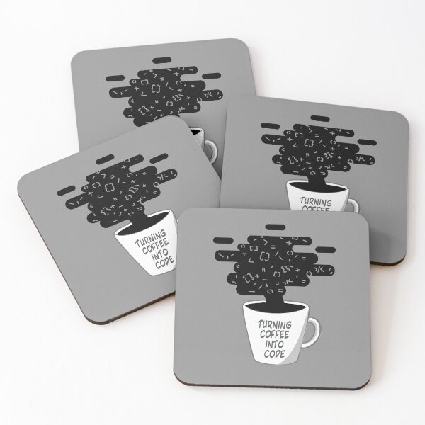 Item preview, Turning coffee into code-cloud/smoke  designed and sold by Code  Monkeys.