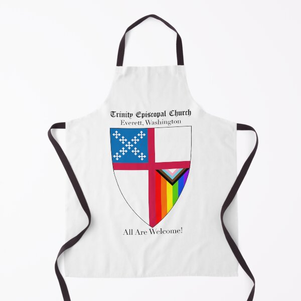 Item preview, Trinity Episcopal Church + Everett, Washington + All Are Welcome! - Progressive Flag Shield Translucent #2a designed and sold by litmusician.