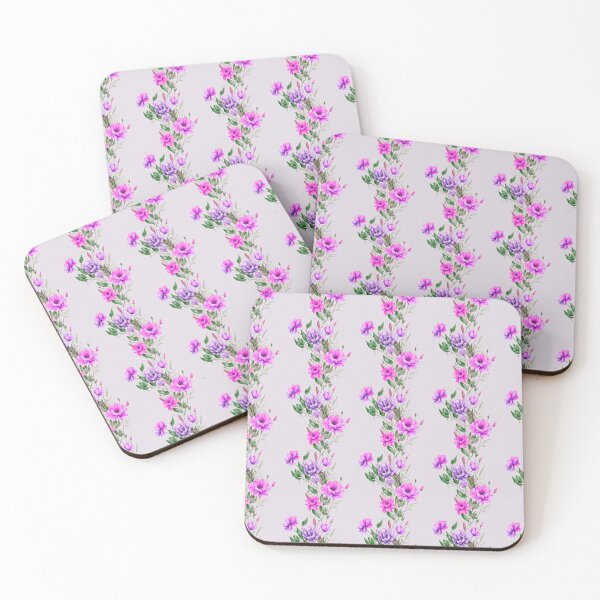 Artikelvorschau, Rosa, Lila, Aquarell, Blume, Seamless, Pattern entworfen und verkauft von Hnd-Design.