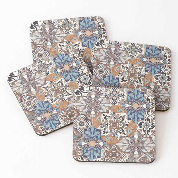 Item preview, Floral tile pattern designed and sold by Nh-art-planet.