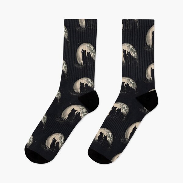 Item preview, Black Cats on the Moon designed and sold by Kingkachurro.