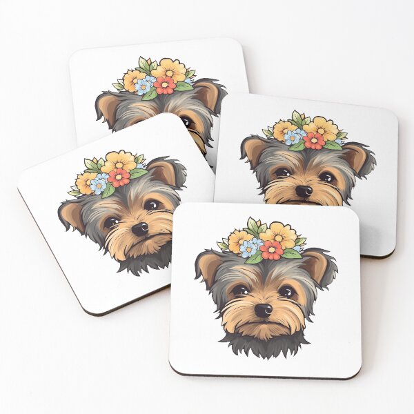 Item preview, Parti Yorkie Yorkshire Sticker  designed and sold by lavroshh.