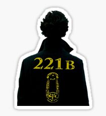 Sherlock 221b Sticker