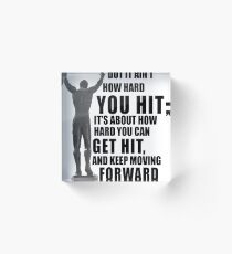 Rocky Acrylic Block