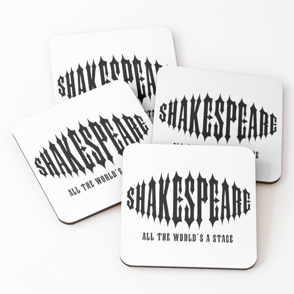 Item preview, SHAKESPEARE. ALL THE WORLD'S A STAGE. BLACK. designed and sold by 5hertz.