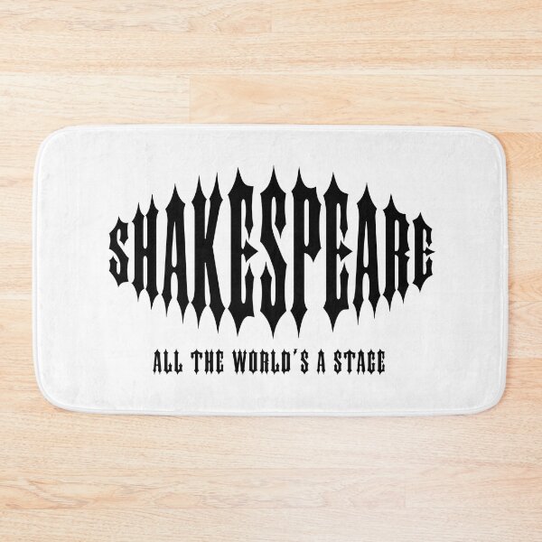 Item preview, SHAKESPEARE. ALL THE WORLD'S A STAGE. BLACK. designed and sold by 5hertz.