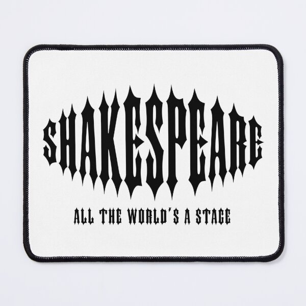 Item preview, SHAKESPEARE. ALL THE WORLD'S A STAGE. BLACK. designed and sold by 5hertz.