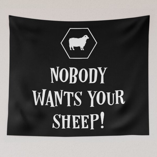 Item preview, Nobody Wants Your Sheep Funny Boardgames designed and sold by pixeptional.