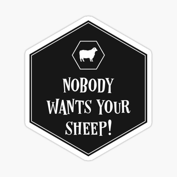 Item preview, Nobody Wants Your Sheep Funny Boardgames designed and sold by pixeptional.