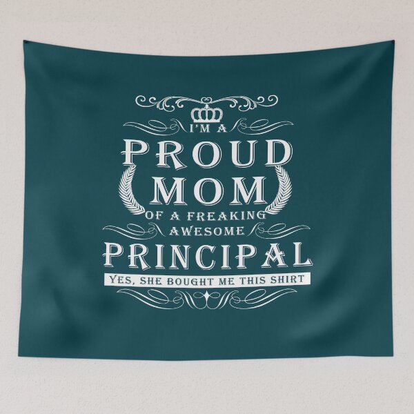 Item preview, I Am Proud MoM Of A Freaking Awesome Principal Design designed and sold by Cardio Boutique.
