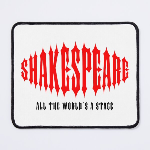 Item preview, SHAKESPEARE. ALL THE WORLD'S A STAGE. RED/BLACK. designed and sold by 5hertz.