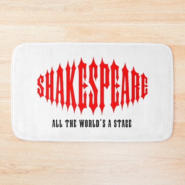 Item preview, SHAKESPEARE. ALL THE WORLD'S A STAGE. RED/BLACK. designed and sold by 5hertz.
