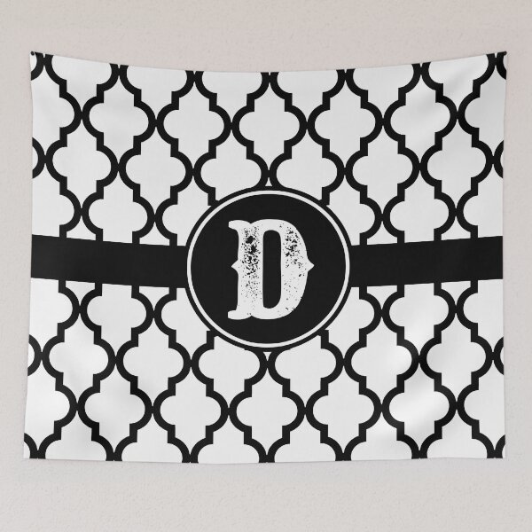 Item preview, Black Monogram: Letter D designed and sold by Jared Davies.