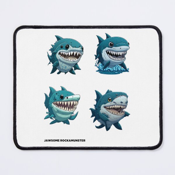 Item preview, Kawaii monster shark designed and sold by Kingrocker.