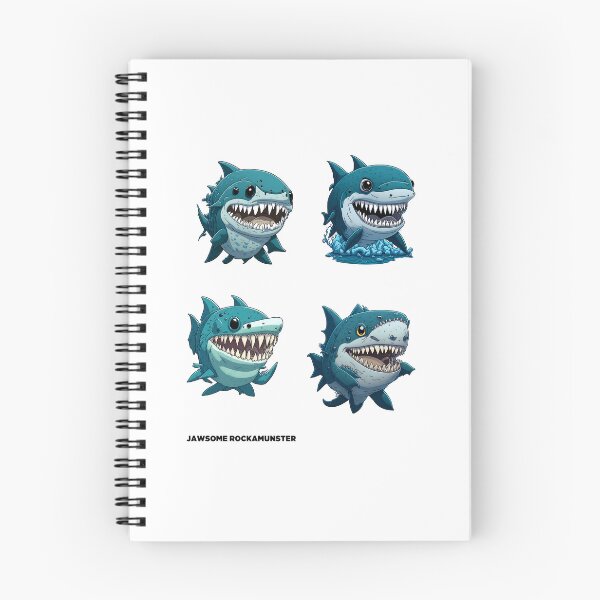 Item preview, Kawaii monster shark designed and sold by Kingrocker.