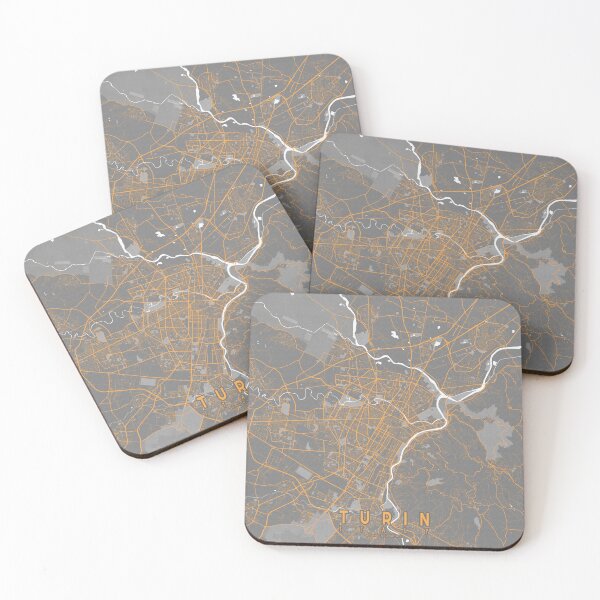 Item preview, Turin City Map of Piedmont, Italy - Bauhaus designed and sold by deMAP.