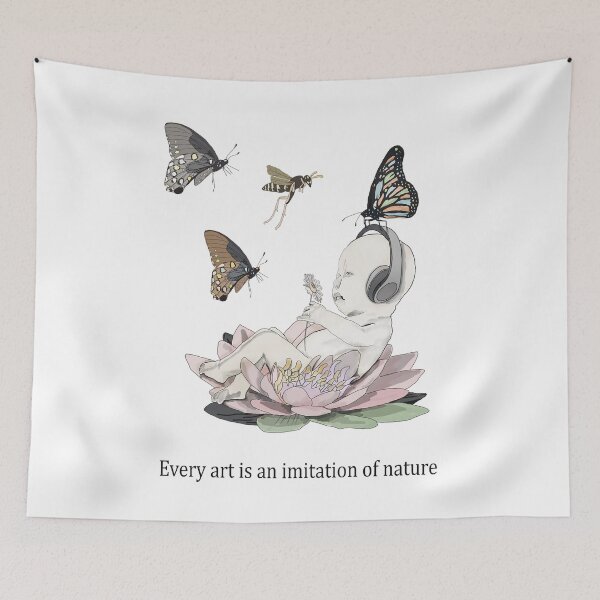 Item preview, water lily child and music designed and sold by gardentree.