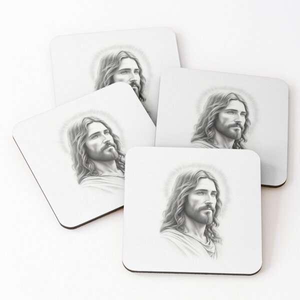 Item preview, Jesus Christ pencil sketch designed and sold by Warih.