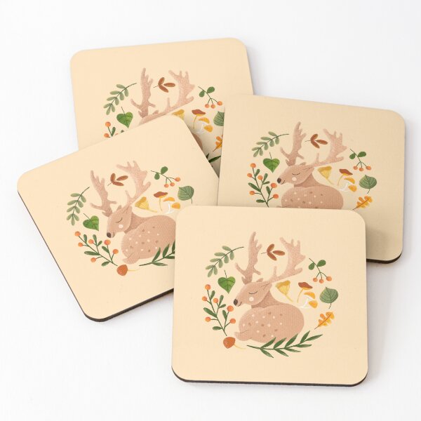 Item preview, Forest deer, berries and mushrooms designed and sold by Evartfinds.