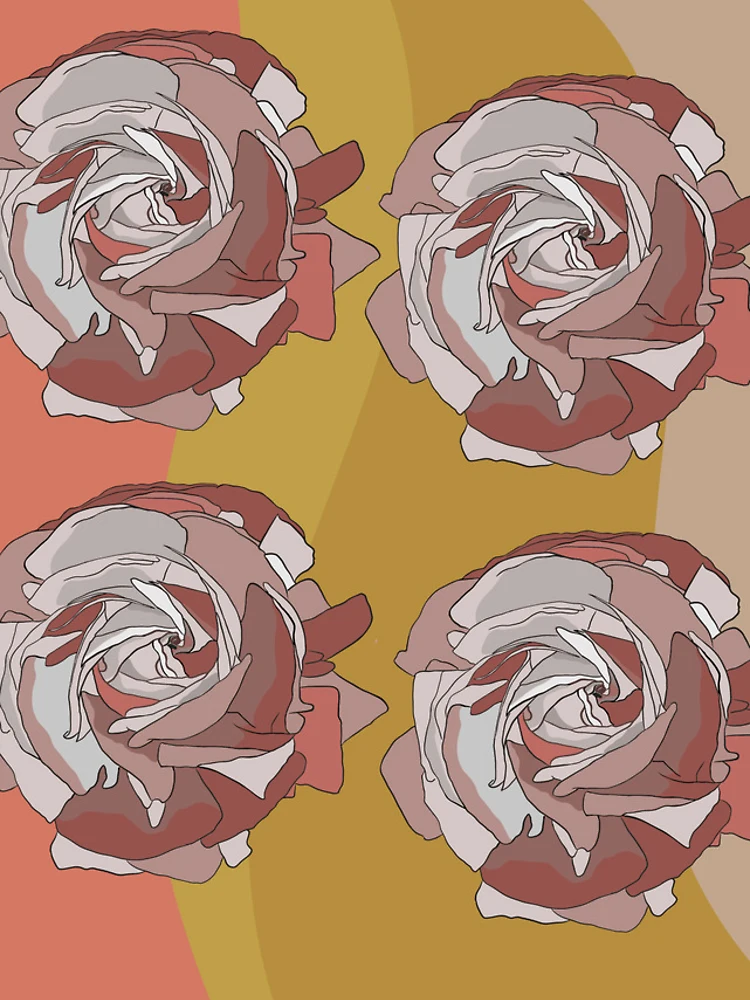 Thumbnail 4 of 4, iPhone Case, Retro Roses designed and sold by Aab-Rangi.