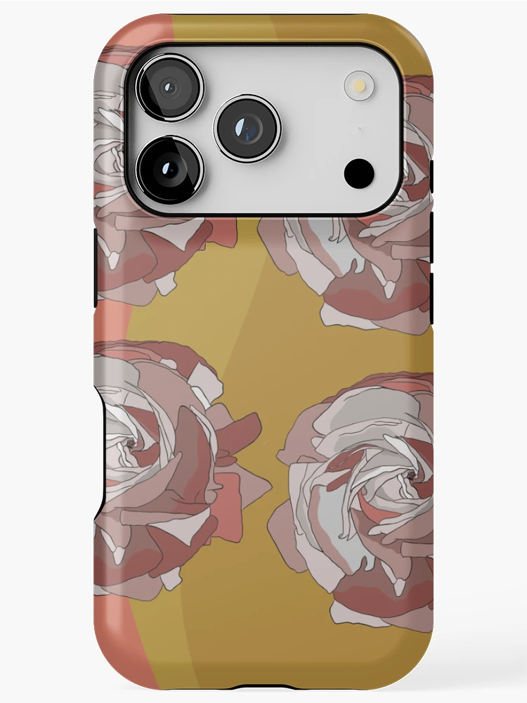 Thumbnail 1 of 4, iPhone Case, Retro Roses designed and sold by Aab-Rangi.