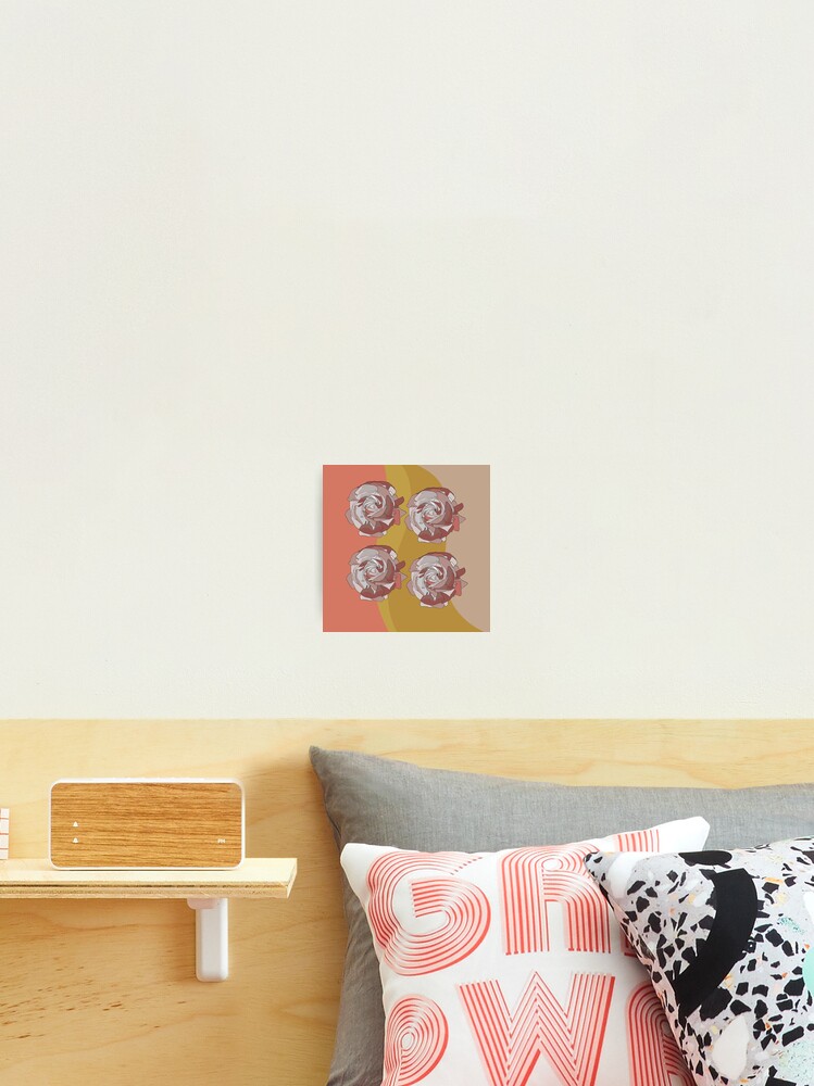Thumbnail 2 of 3, Photographic Print, Retro Roses designed and sold by Aab-Rangi.