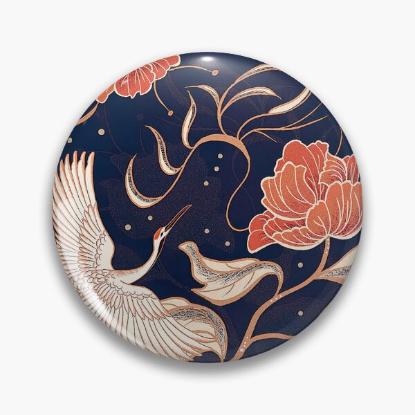 Artikelvorschau, Japanischer Ukiyo-e-Kran im chinesischen Stil entworfen und verkauft von SceneryStudio.