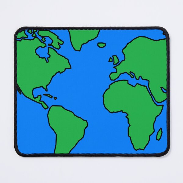 Item preview, Simplified Map of Earth designed and sold by Maxara.