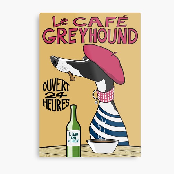 Item preview, Le Café Greyhound designed and sold by jameshardy.