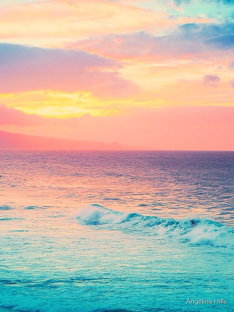 Hookipa Surf Sunset by alohaportraits