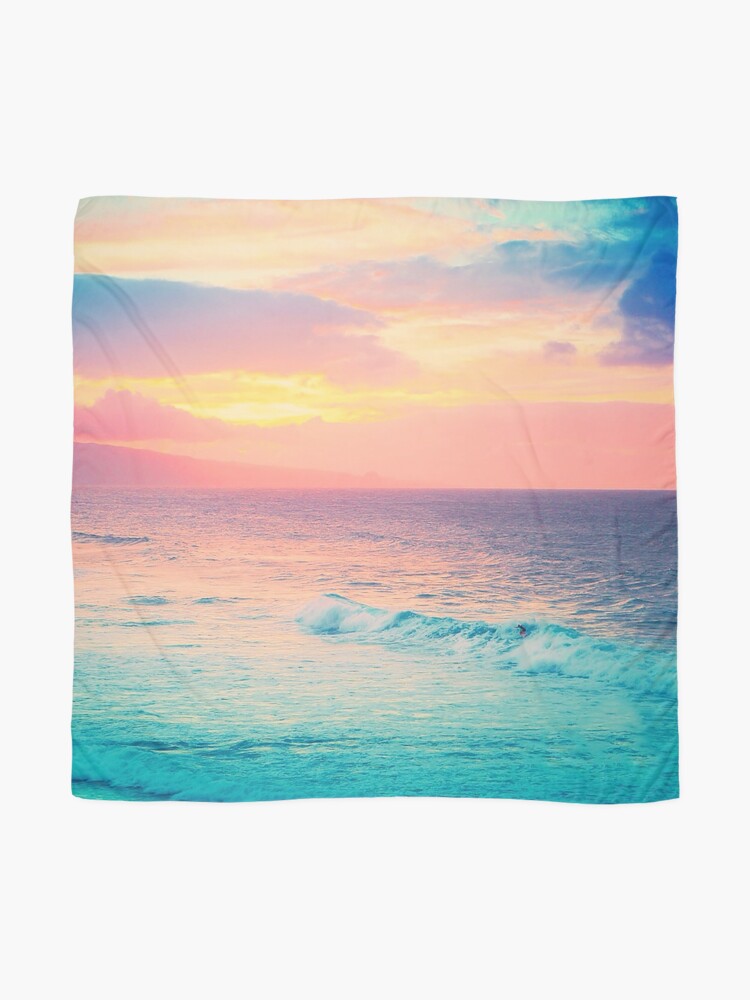Alternate view of Hookipa Surf Sunset Scarf
