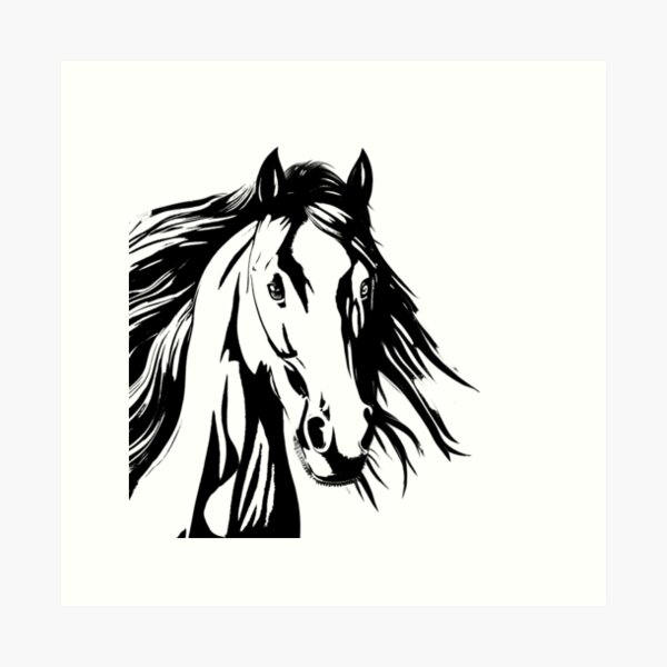 Item preview, horse head clip art II designed and sold by Rostislav Bouda.