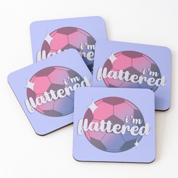 Item preview, I'm Flattered Soccer Ball designed and sold by SirenTales.