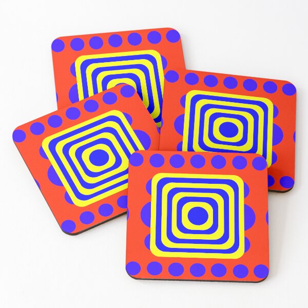 Item preview, Yellow Rounded Squares  designed and sold by GEOMETRIC ART   .