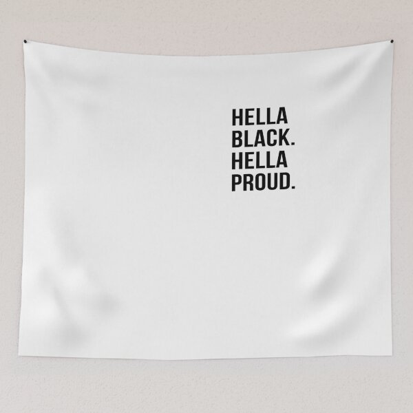 Item preview, Hella Black Hella Proud V2 designed and sold by TeeTimeGuys.