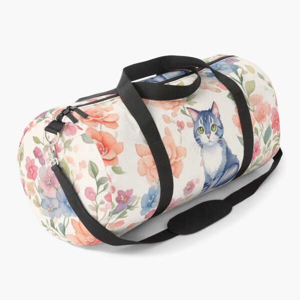 Item preview, "Cat Watercolor Pattern with Vector Art" designed and sold by OasisOfGraphics.